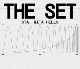 Mark drawing for THE SET STA. RITA HILLS 100HZ 500HZ 5KHZ 100HZ 500HZ 5KHZ