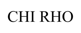 Mark drawing for CHI RHO