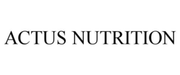 Mark drawing for ACTUS NUTRITION