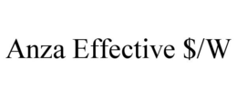 Mark drawing for ANZA EFFECTIVE $/W