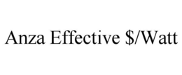 Mark drawing for ANZA EFFECTIVE $/WATT