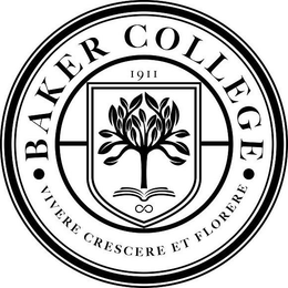 Mark drawing for BAKER COLLEGE VIVERE CRESCERE ET FLORERE 1911