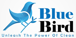 Mark drawing for BLUE BIRD UNLEASH THE POWER OF CLEAN