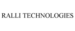 Mark drawing for RALLI TECHNOLOGIES
