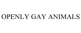 Mark drawing for OPENLY GAY ANIMALS