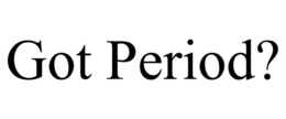 Mark drawing for GOT PERIOD?