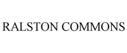 Mark drawing for RALSTON COMMONS