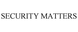 Mark drawing for SECURITY MATTERS