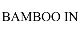 Mark drawing for BAMBOO IN