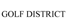 Mark drawing for GOLF DISTRICT
