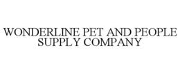 Mark drawing for WONDERLINE PET AND PEOPLE SUPPLY COMPANY