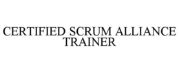 Mark drawing for CERTIFIED SCRUM ALLIANCE TRAINER