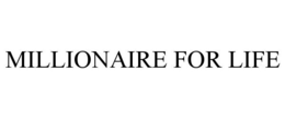 Mark drawing for MILLIONAIRE FOR LIFE