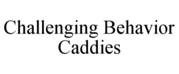 Mark drawing for CHALLENGING BEHAVIOR CADDIES