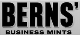 Mark drawing for BERNS' BUSINESS MINTS