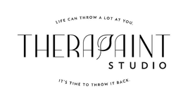 Mark drawing for LIFE CAN THROW A LOT AT YOU, IT'S TIME TO THROW IT BACK. THERAPAINT STUDIO