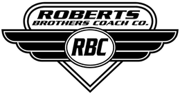 Mark drawing for ROBERTS BROTHERS COACH CO. RBC