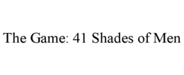 Mark drawing for THE GAME: 41 SHADES OF MEN
