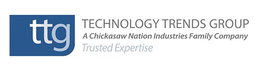 Mark drawing for TTG TECHNOLOGY TRENDS GROUP A CHICKASAW NATION INDUSTRIES FAMILY COMPANY TRUSTED EXPERTISE