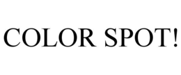 Mark drawing for COLOR SPOT!