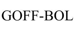 Mark drawing for GOFF-BOL
