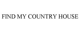 Mark drawing for FIND MY COUNTRY HOUSE