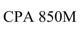 Mark drawing for CPA 850M