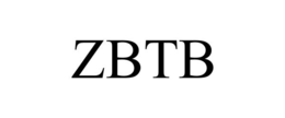 Mark drawing for ZBTB