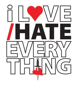 Mark drawing for I LOVE /HATE EVERYTHING