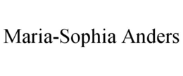 Mark drawing for MARIA-SOPHIA ANDERS