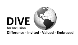 Mark drawing for DIVE FOR INCLUSION DIFFERENCE - INVITED - VALUED - EMBRACED