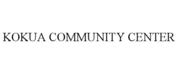 Mark drawing for KOKUA COMMUNITY CENTER