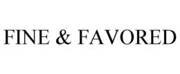 Mark drawing for FINE & FAVORED