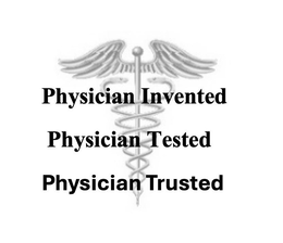 Mark drawing for PHYSICIAN INVENTED PHYSICIAN TESTED PHYSICIAN TRUSTED