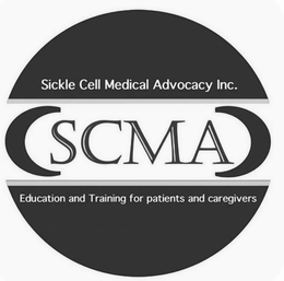 Mark drawing for SCMA SICKLE CELL MEDICAL ADVOCACY INC. EDUCATION AND TRAINING FOR PATIENTS AND CAREGIVERS