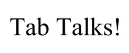 Mark drawing for TAB TALKS!