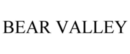 Mark drawing for BEAR VALLEY