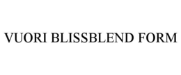 Mark drawing for VUORI BLISSBLEND FORM