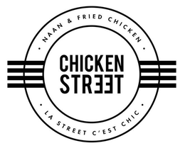 Mark drawing for · NAAN & FRIED CHICKEN · CHICKEN STREET · LA STREET C'EST CHIC ·