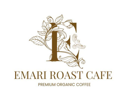Mark drawing for E EMARI ROAST CAFE PREMIUM ORGANIC COFFEE