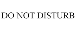 Mark drawing for DO NOT DISTURB