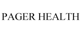 Mark drawing for PAGER HEALTH