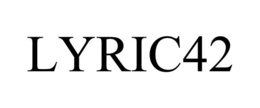 Mark drawing for LYRIC42