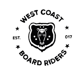 Mark drawing for WEST COAST BOARD RIDERS EST. 017