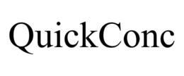 Mark drawing for QUICKCONC