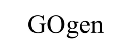 Mark drawing for GOGEN