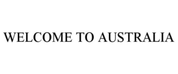 Mark drawing for WELCOME TO AUSTRALIA