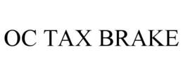 Mark drawing for OC TAX BRAKE