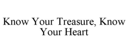 Mark drawing for KNOW YOUR TREASURE, KNOW YOUR HEART