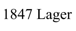 Mark drawing for 1847 LAGER